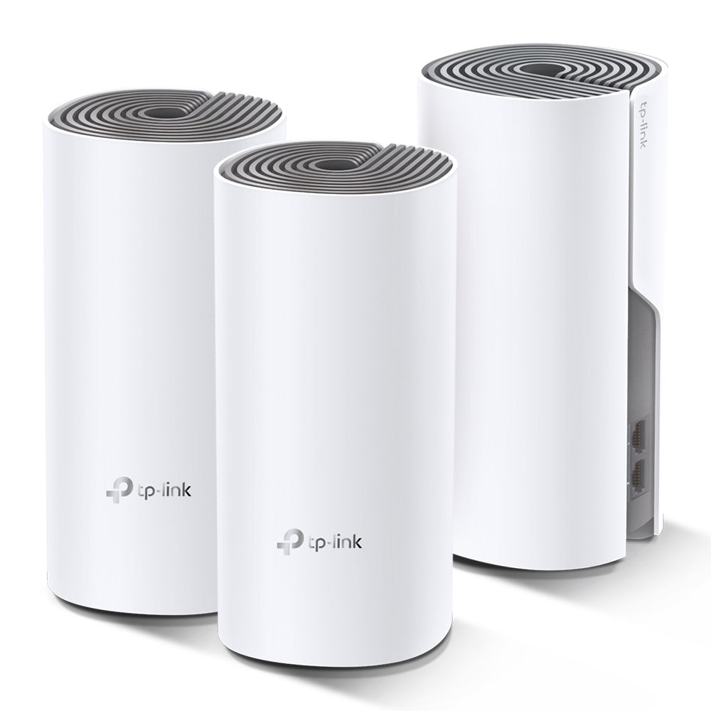 Tp-link deco e4 (3-pack) dual-band (2.4 ghz/5 ghz) wi-fi 5 (802.11ac) bianco, grigio 2 interno - DECO E4(3-PACK)