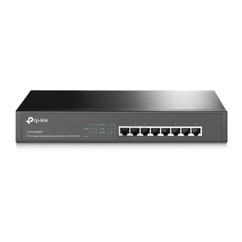 Tp-link tl-sg1008mp non gestito gigabit ethernet (10/100/1000) supporto power over ethernet (poe) 1u nero - TPLNE000214