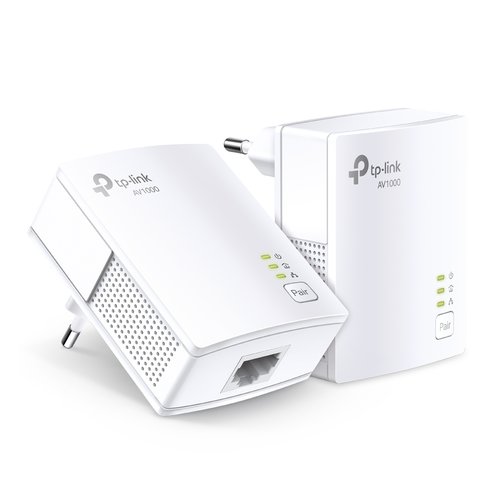 Tp-link tl-pa7017 kit adattatore di rete powerline 1000 mbit/s collegamento ethernet lan bianco 2 pz