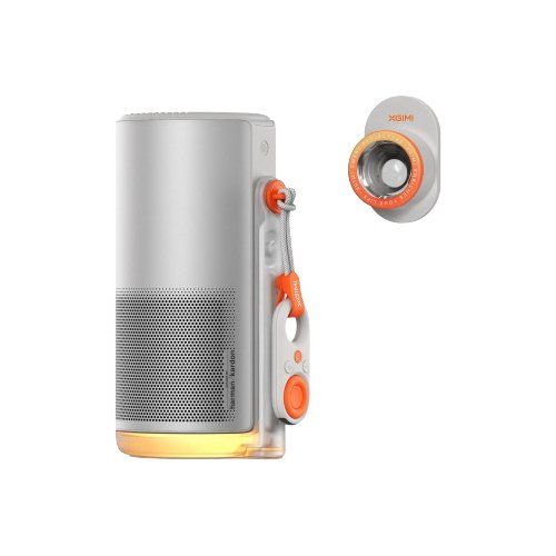 Videoproiettore xgimi wk08k mogo 4 silver e orange