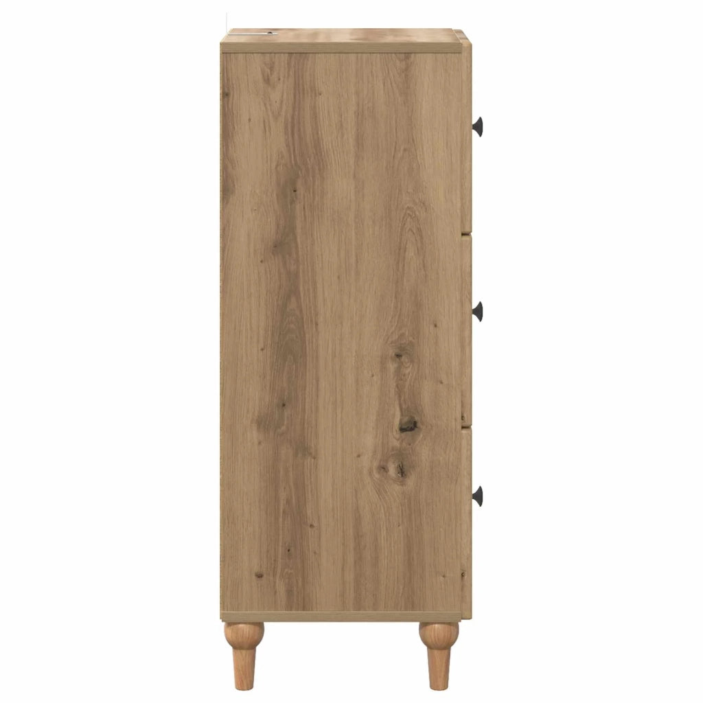 Mobile con Cassetti Rovere Artigianale 33 x 34,5 x 90 cm