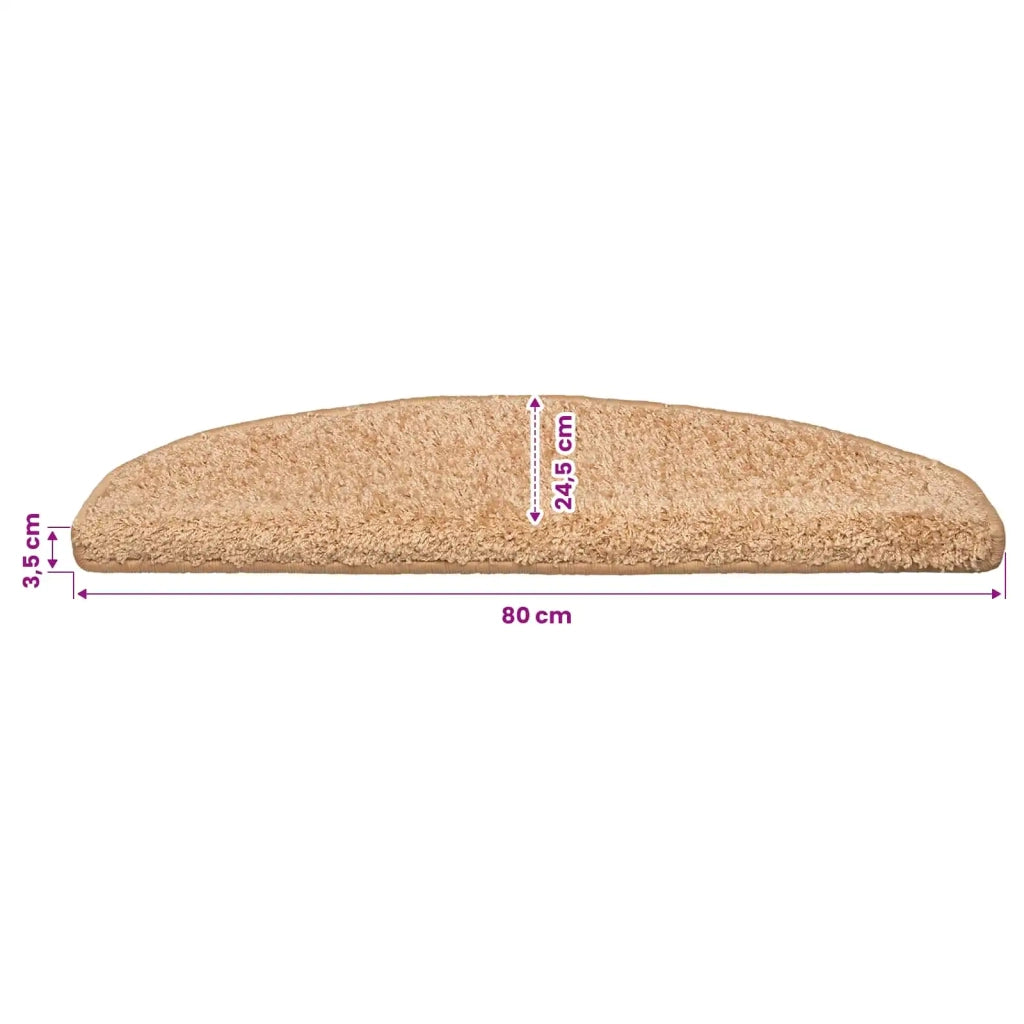 Tappetini per scale autoadesivi 15 pz | Gradini per Scale Oro 80 x 24,5 x 3,5 cm
