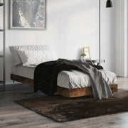 Giroletto senza Materasso Rovere Fumo 75x190 cm in Truciolato 832210