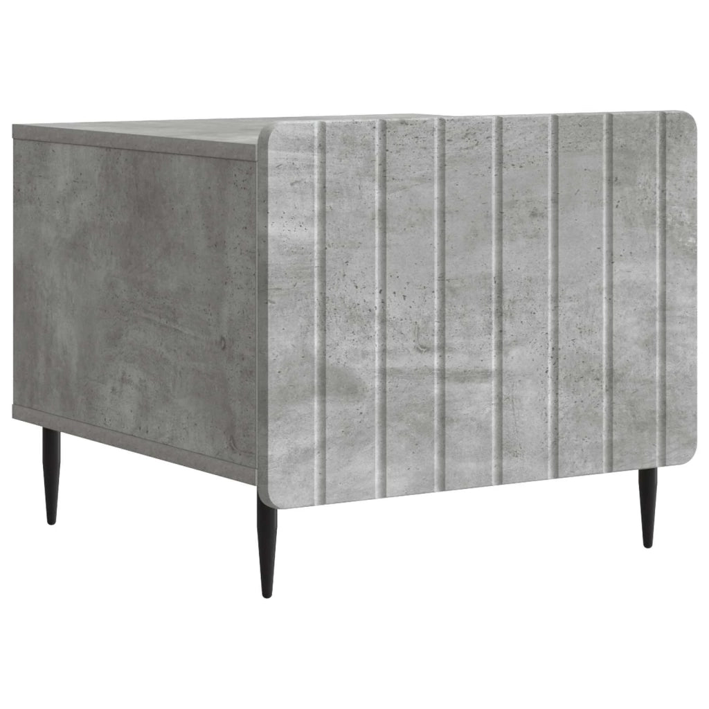 Tavolino da salotto con cassetto Grigio Cemento 49 x 50 x 42 cm
