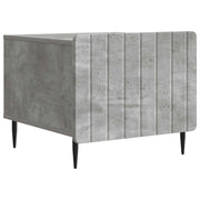 Tavolino da salotto con cassetto Grigio Cemento 49 x 50 x 42 cm