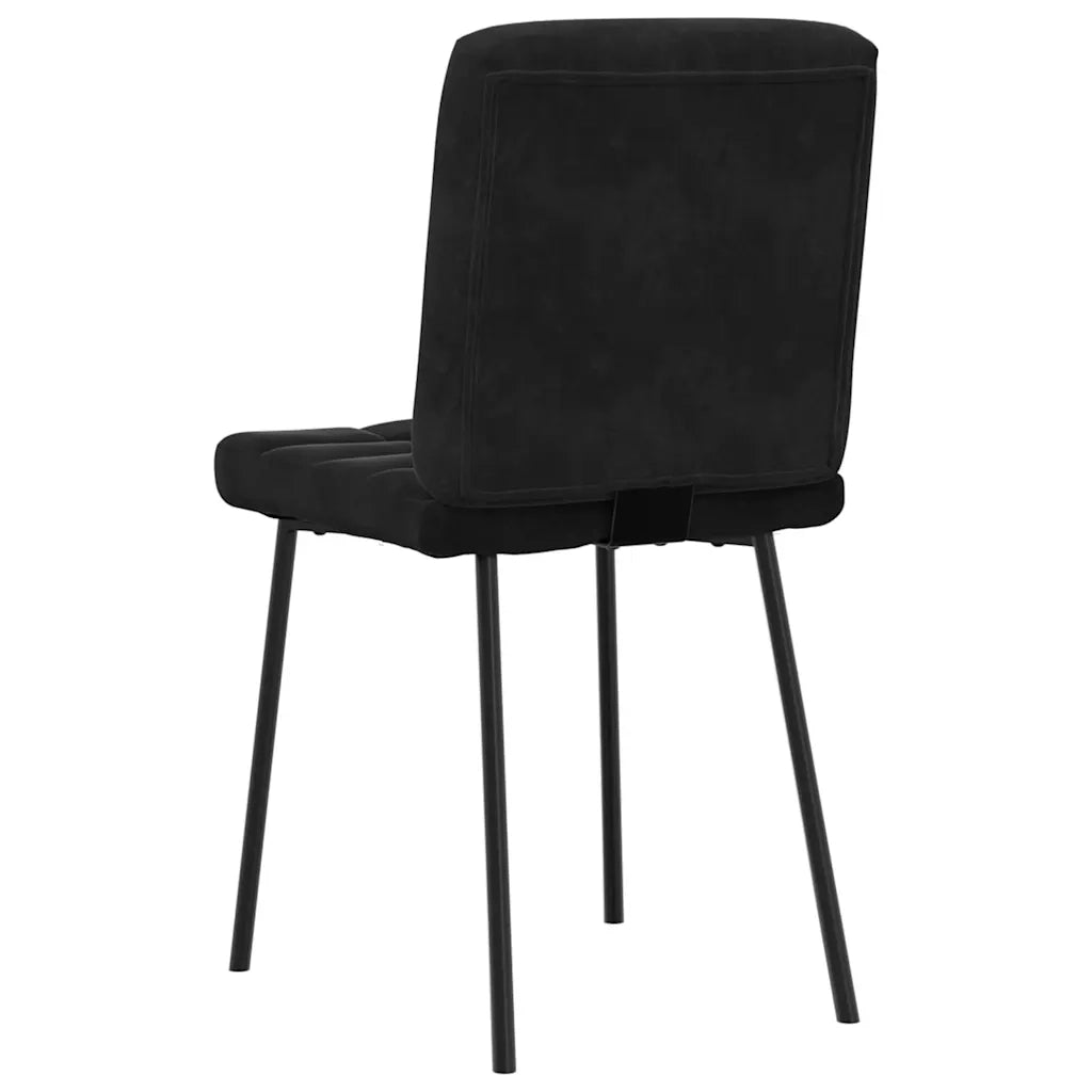 vidaXL Sedie da Pranzo 2 pz Nere in Velluto