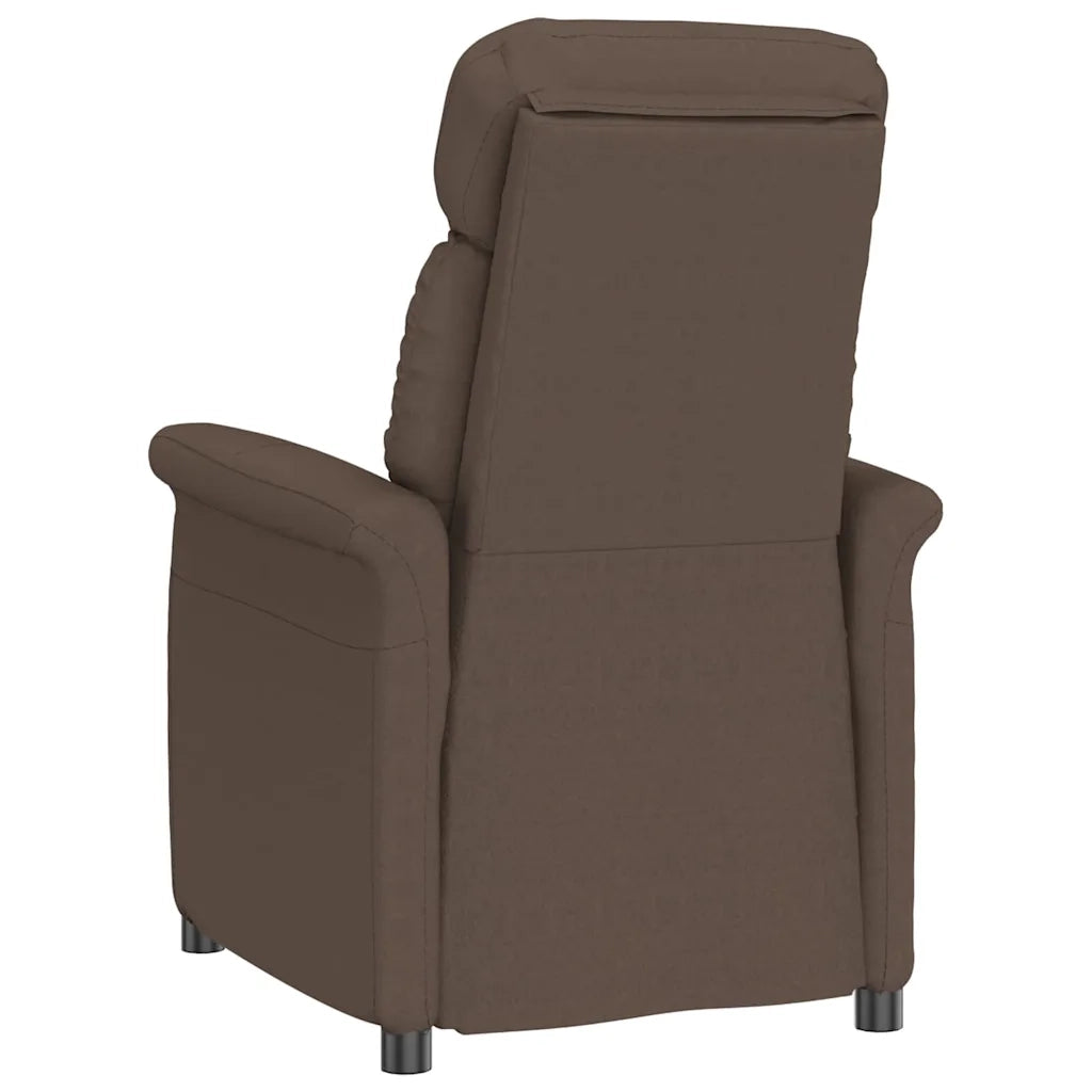 poltrona Marrone Microfibra 348399