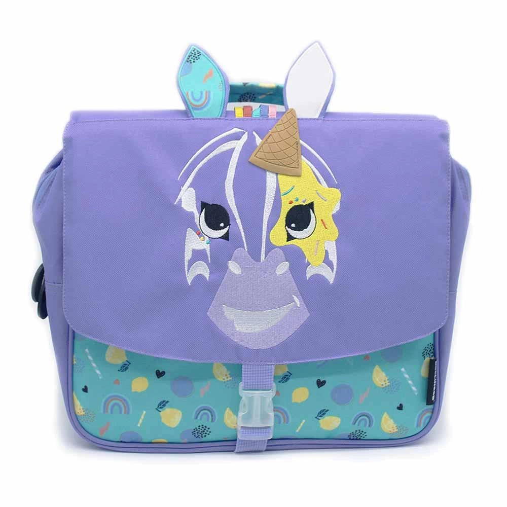 Les Deglingos - 32CM SCHOOL BAG KIPROKOS THE ZEBRA