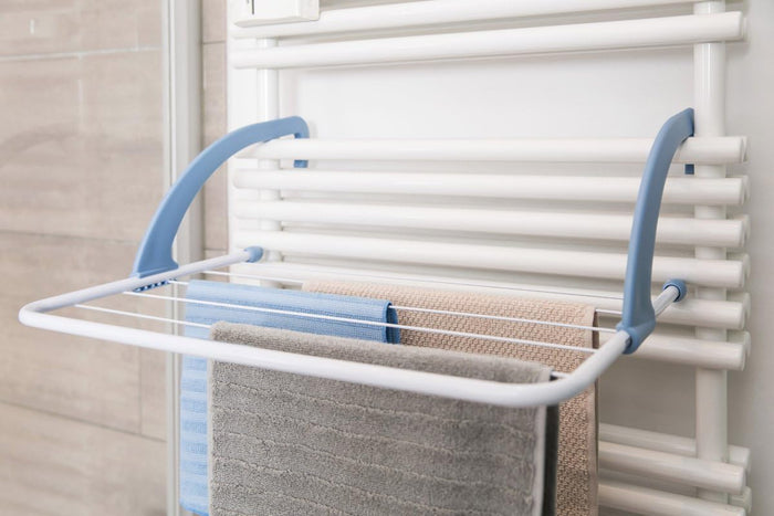 Stendibiancheria Radio da termosifone 3 metri in acciaio con bracci in resina regolabili per radiatori adattabile a tutti i supporti Gimi