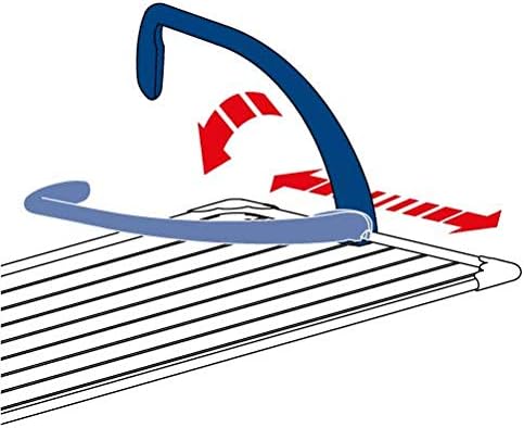 Stendibiancheria Radio da termosifone 3 metri in acciaio con bracci in resina regolabili per radiatori adattabile a tutti i supporti Gimi