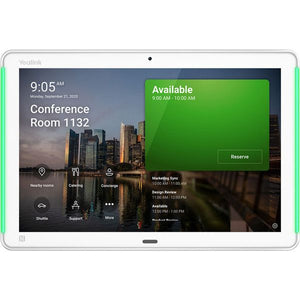 Yealink roompanel plus 25,6 cm (10.1") 1280 x 800 pixel 802.11a, 802.11b, 802.11g, wi-fi 4 (802.11n), wi-fi 5 (802.11ac) bluetooth - ROOMPANEL-PLUS