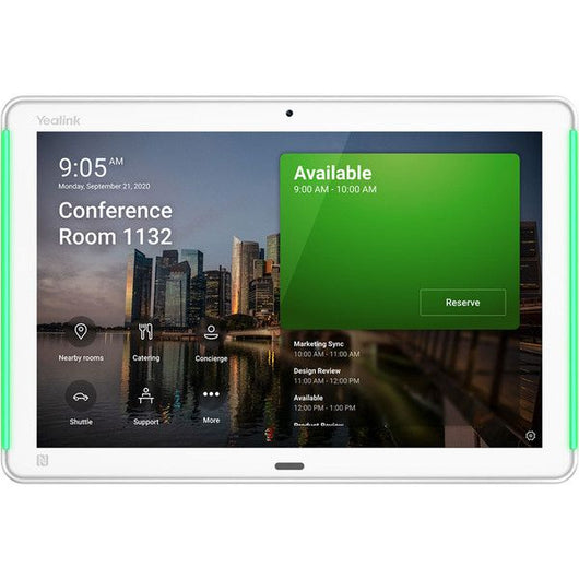 Yealink roompanel plus 25,6 cm (10.1") 1280 x 800 pixel 802.11a, 802.11b, 802.11g, wi-fi 4 (802.11n), wi-fi 5 (802.11ac) bluetooth - ROOMPANEL-PLUS
