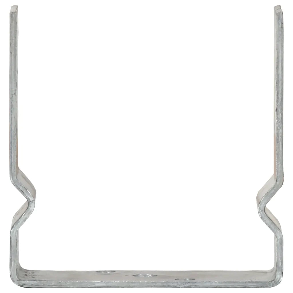 Picchetti per Recinzione 6 pz Argento 14x6x15cm Acciaio Zincato CFW1027175