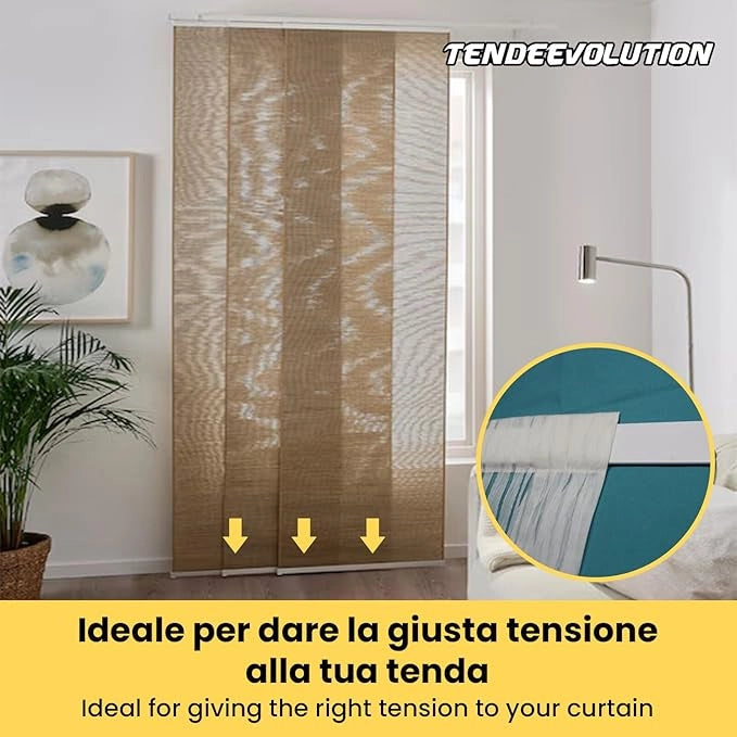 Peso Piatto in Alluminio Alluminio Grezzo per Tende - Lunghezza barra 40cm, 3cm Largo, 2mm Spessore - Profilo per Binari, Strip LED, Teloni