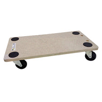 CARRELLO MULTIUSO PEDANA LEGNO cm 30 x 60 - ruote 3 / portata 200 kg  - BIACCHI GIANFRANCO