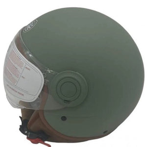 CASCO PER MOTO 'SIRIO MATT' verde - tg. S  - BricoGo