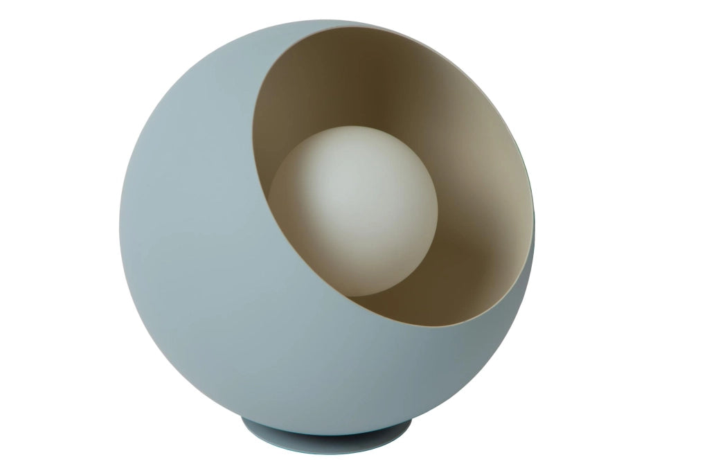 Lampada da tavolo sferica DOREDOS blu pastello Lucide