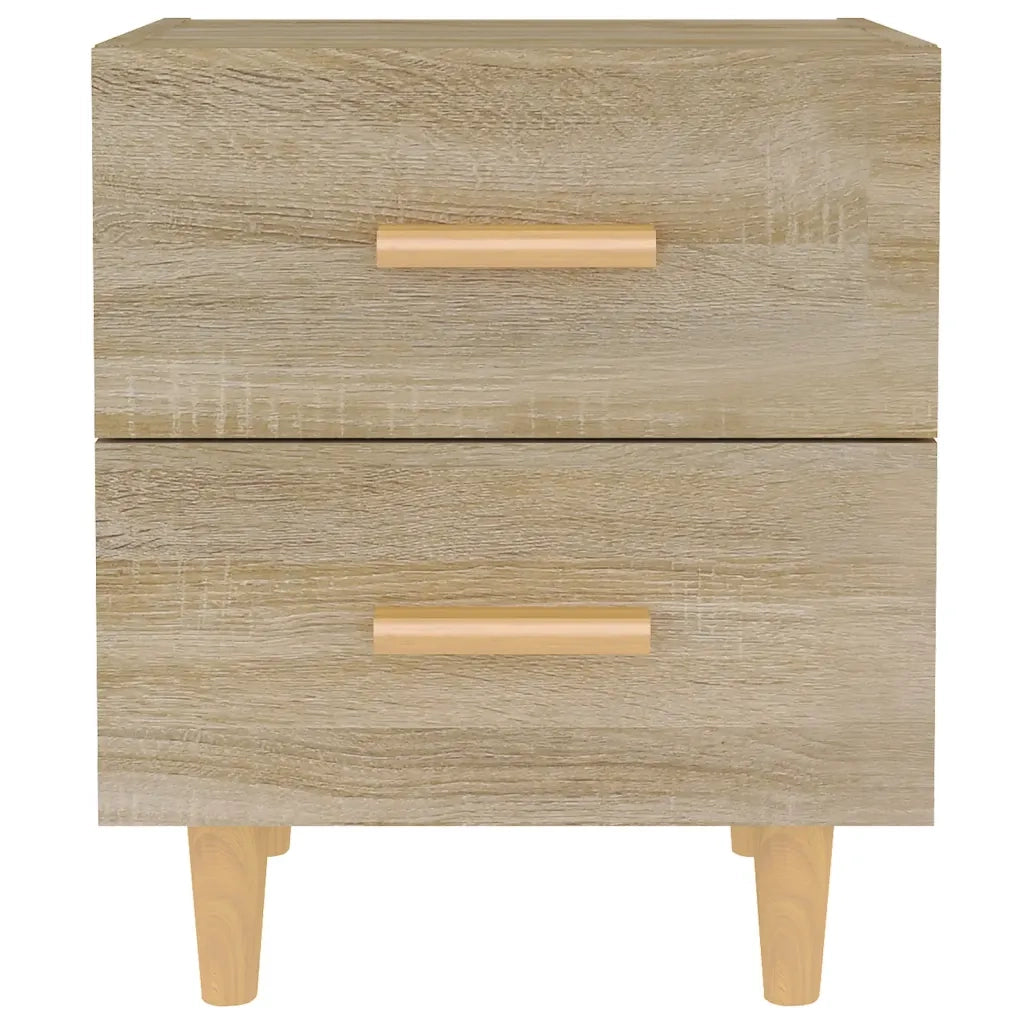 Set di 2 Comodini | Armadio da Notte | Mobiletto da notte in Rovere Sonoma 40x35x47,5 cm