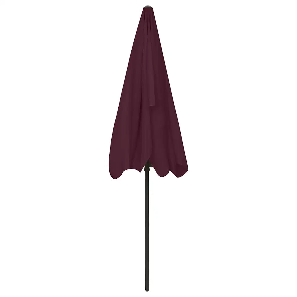 Ombrello | Parasolne da Spiaggia Rosso Bord¨° 200x125 cm