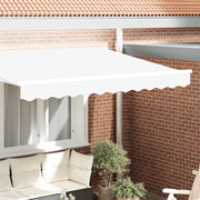 Tenda a Valance per Telaio da 3,5 m Bianca 3.3x0.2 m