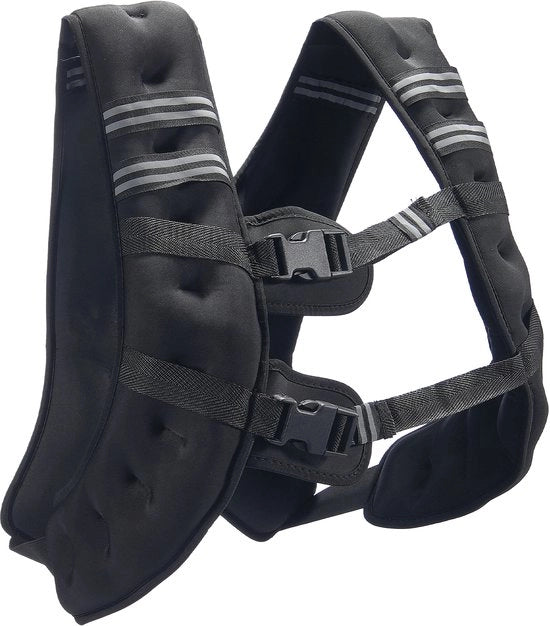 Vestione di peso, 13,6 kg - con strisce riflettenti e forma adattabile - per fitness, corsa e perdita di peso