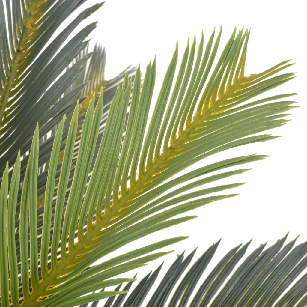 Palma di Cycas Artificiale con Vaso Verde 90 cm CFW9470957