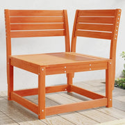 Divano Angolare Giardino-Sofa da Giardino-Divanetto da esterno Marrone Cera 73x73x78cm Massello Pino