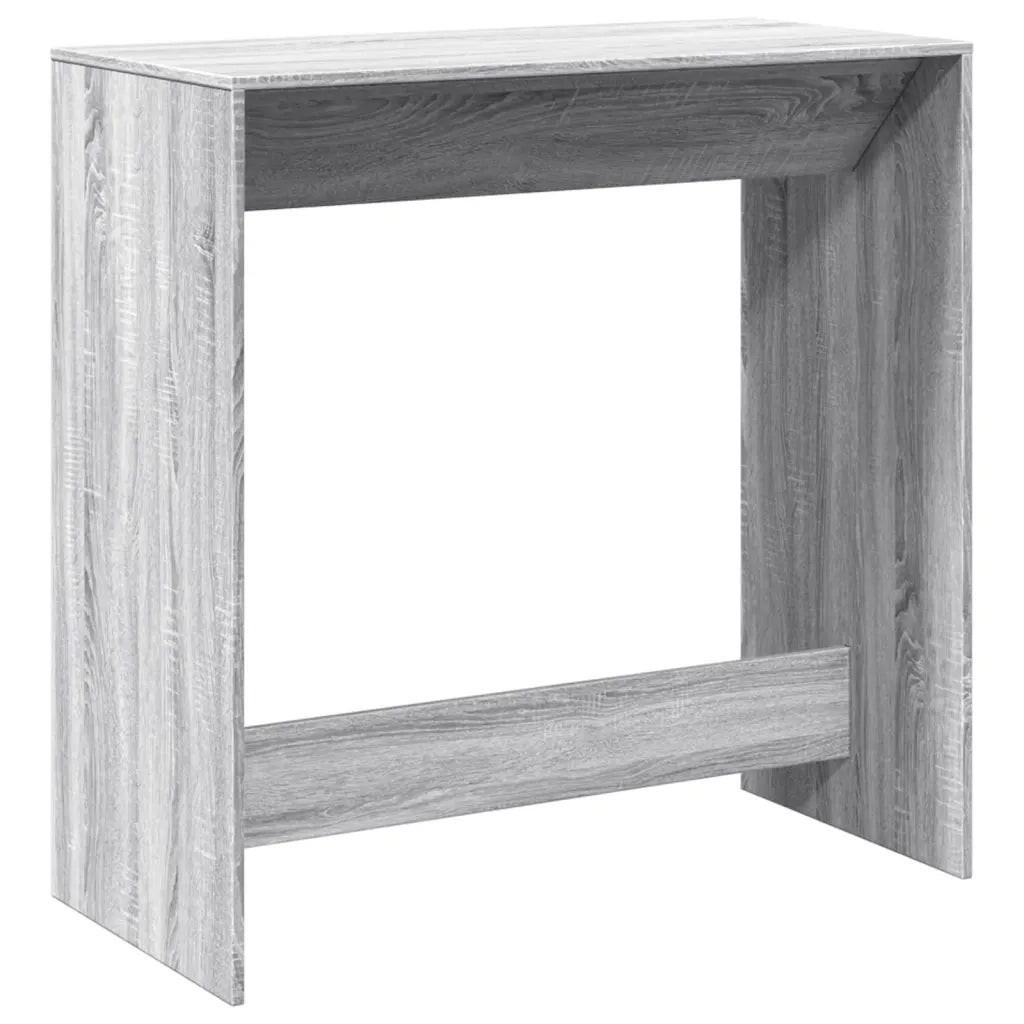 vidaXL Tavolo da Bar Grigio Sonoma 102x50x103,5cm in Legno Multistrato