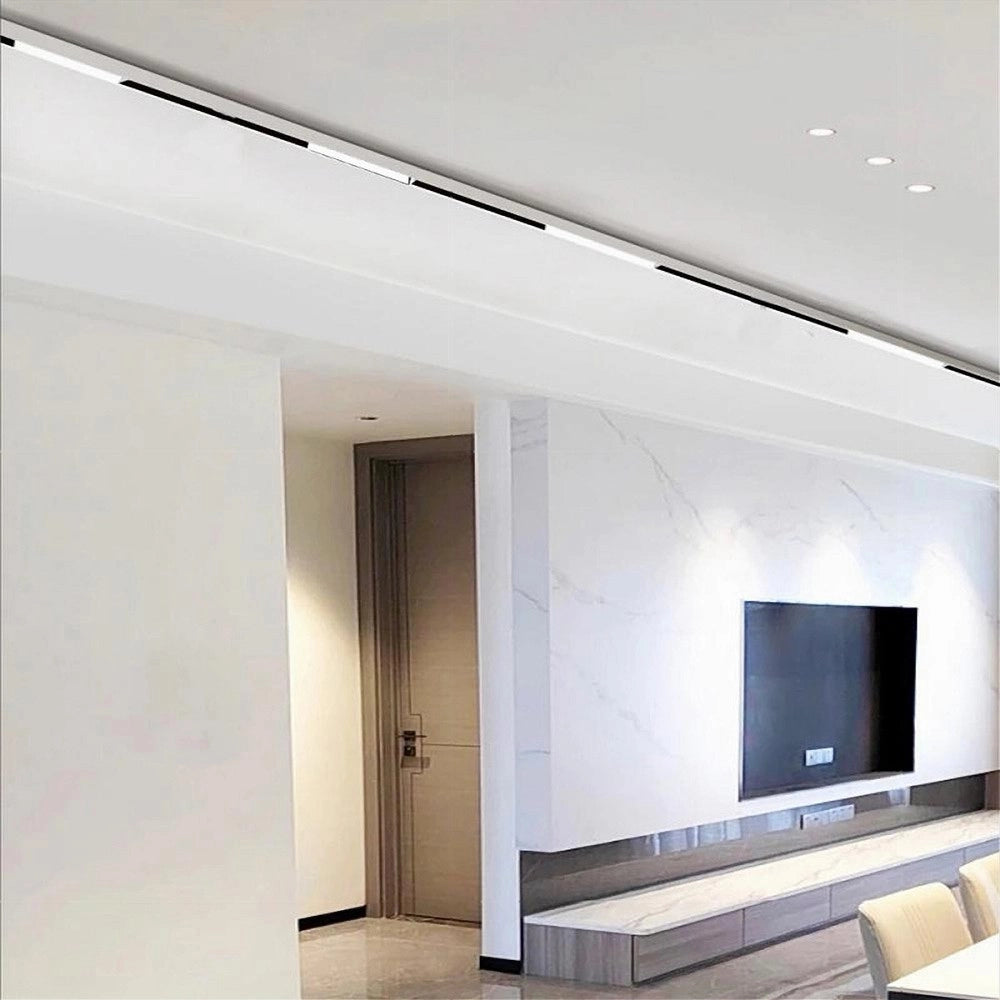 Trade Shop - Faretto Led Lineare Per Binario Track Monofase 20 Watt Orientabile Cct Pst-57-3c -