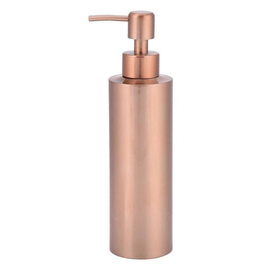 Dispensatore di sapone in acciaio inossidabile - Dispensatore di sapone per cucina - Dispensatore di sapone per bagno - Manigliona - 350ml Capacità - Qualità affidabile - Flacone di sapone