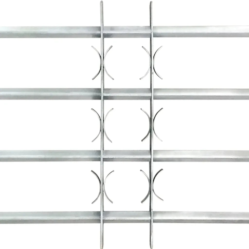 Grate per Finestre Regolabili 2 pz 1000-1500 mm 3057510