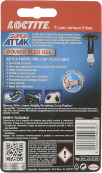 SUPER ATTAK POWER GEL GR.3 - 24 blister LOCTITE