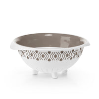 SCOLAPASTA 'TOSCA' bianco/tortora  - STEFANPLAST