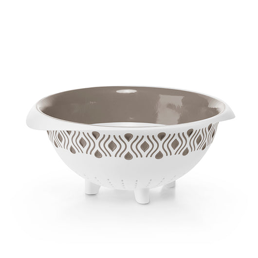 SCOLAPASTA 'TOSCA' bianco/tortora  - STEFANPLAST