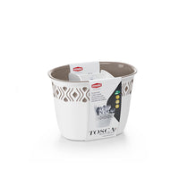 SCOLAPOSATE 'TOSCA' bianco/tortora  - STEFANPLAST