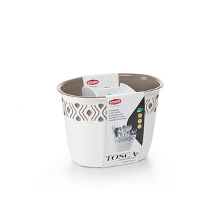 SCOLAPOSATE 'TOSCA' bianco/tortora  - STEFANPLAST