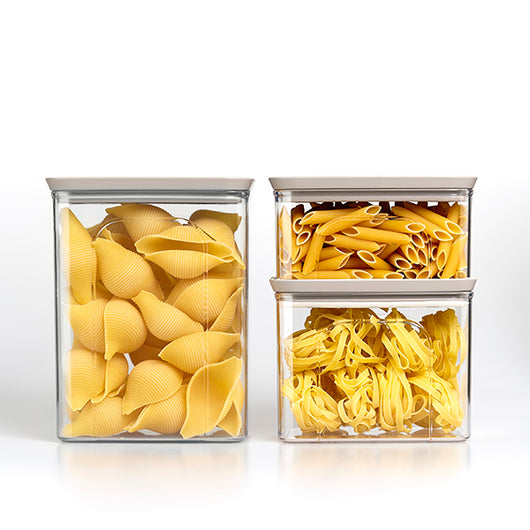 BARATTOLO RETTANGOLARE 'TOSCA' grigio/bianco  - STEFANPLAST