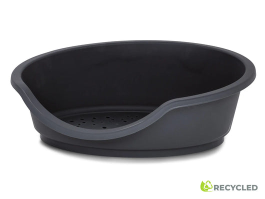 LETTINO PER ANIMALI 'TINO ECO' mod. 50 grigio scuro - cm 53 x 32 x h.18  - MP BERGAMO S.R.L.