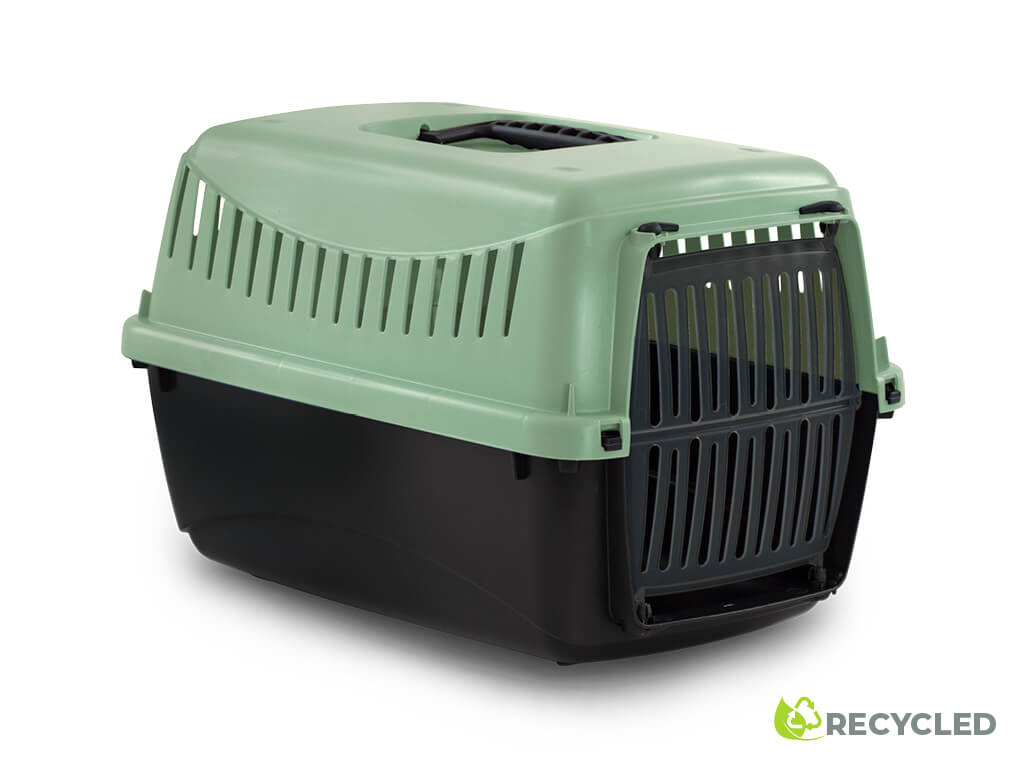 TRASPORTINO 'GIPSY PLASTIC DOOR ECO' mod. L verde - cm 58 x 38 x h. 38  - MP BERGAMO S.R.L.