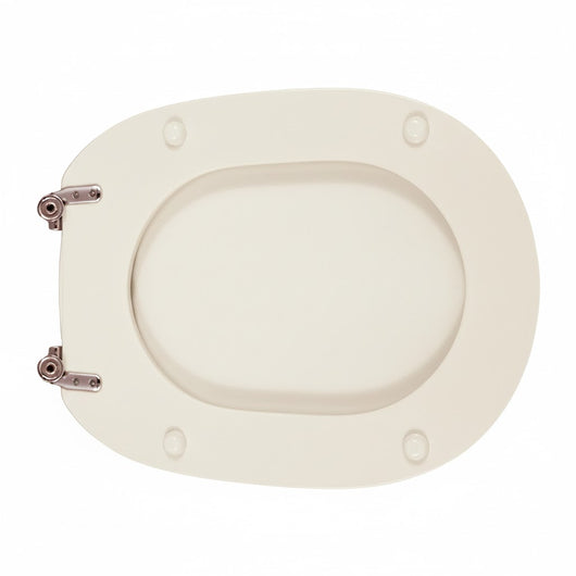 SEDILE WC PER OLYMPIA VASO CONFORT FORMA 6- Champagne - Cerniere C espansi- CW- pezzi 1