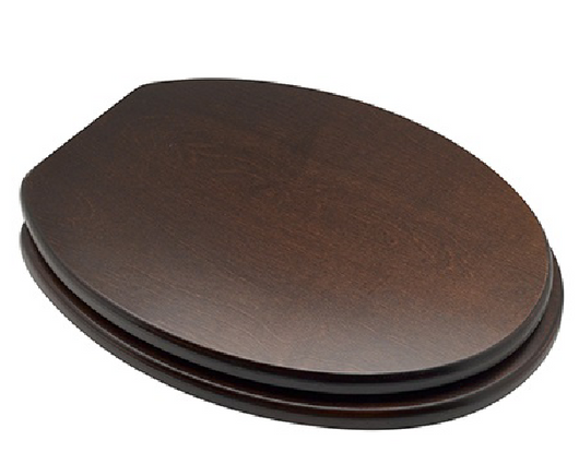 SEDILE WC PER GLOBO VASO LEI FORMA 1- Noce Scuro- CW- pezzi 1