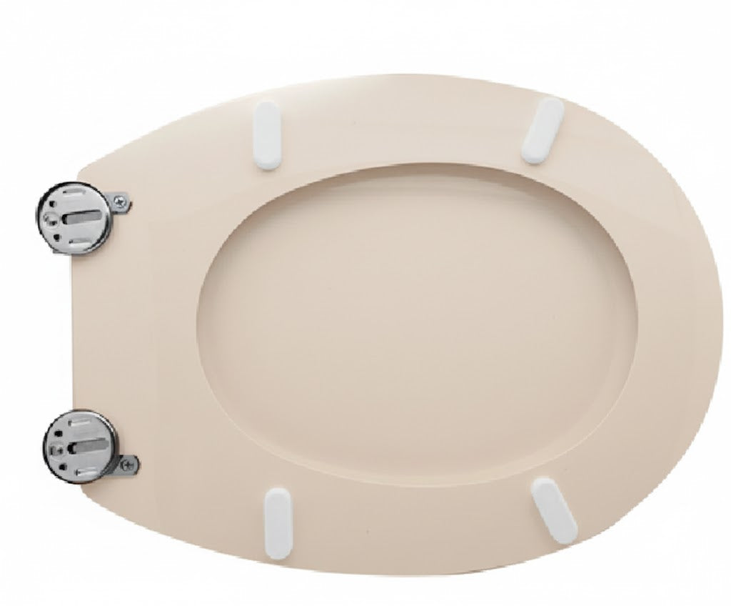 SEDILE WC PER POZZI GINORI VASO PIEMONTE FORMA 1- Champagne - Cerniere A passant- CW- pezzi 1