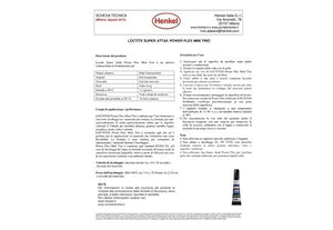 COLLA 'SUPER ATTAK POWER GEL MINI' 3 x 1 gr - LOCTITE