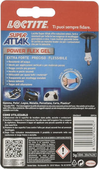COLLA 'SUPER ATTAK POWER FLEX' 3 gr - LOCTITE