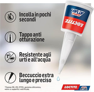 COLLA 'SUPER ATTAK PRECISION' 5 gr - LOCTITE