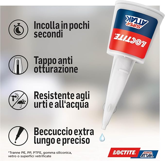 COLLA 'SUPER ATTAK PRECISION' 5 gr - LOCTITE