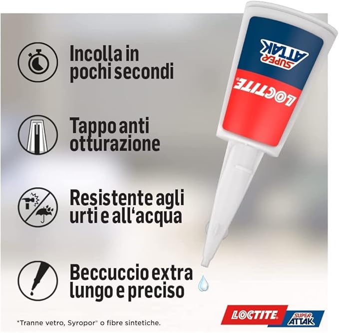LOCTITE ATTAK MAXI 10 - GR 10- 6 pezzi