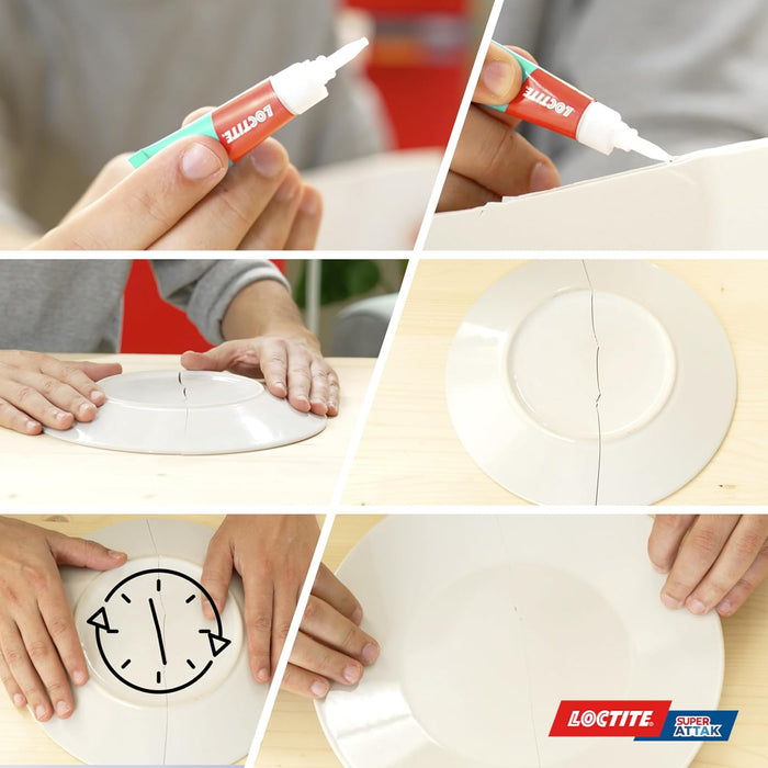LOCTITE ATTAK GEL RIPOSIZIONABILE - GR 3 CF=PZ 12- 1 confezioni