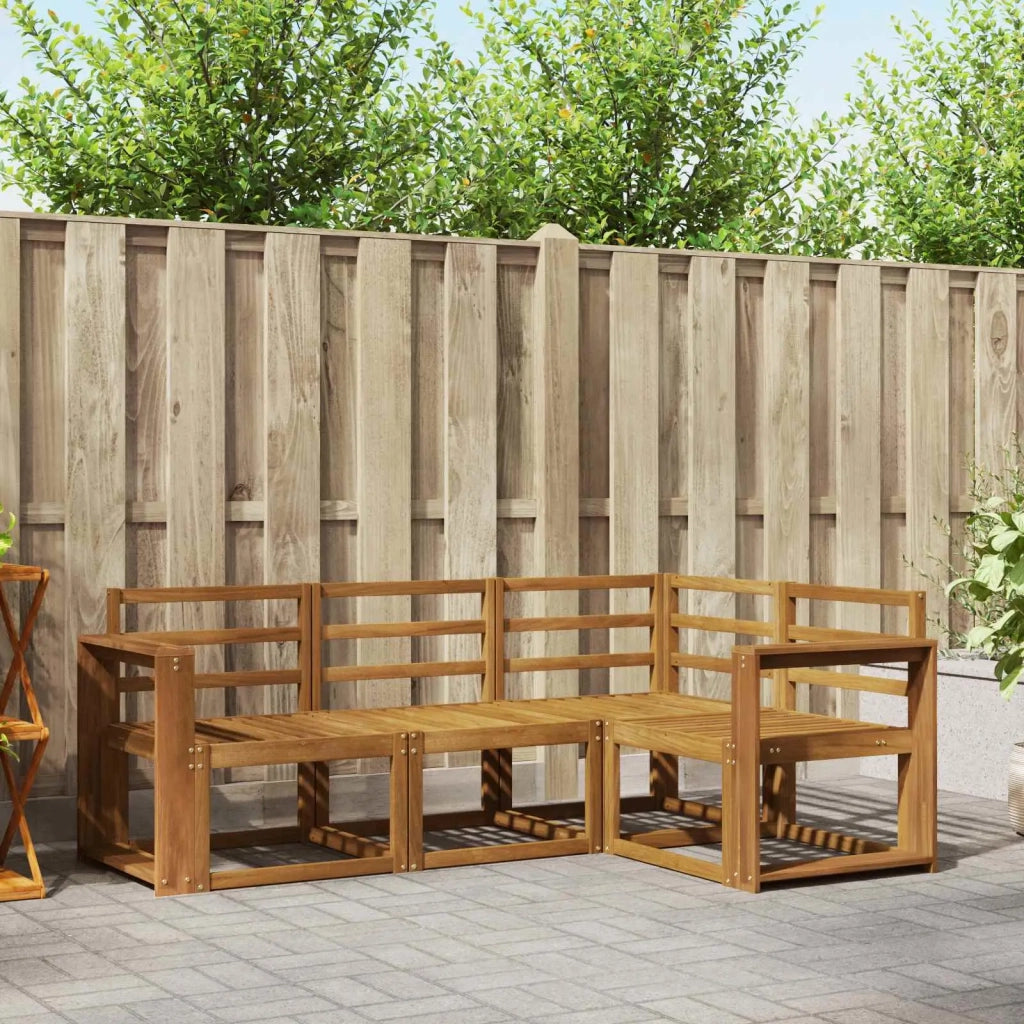 Set di divani da esterno 4 pcs Naturale 3366327