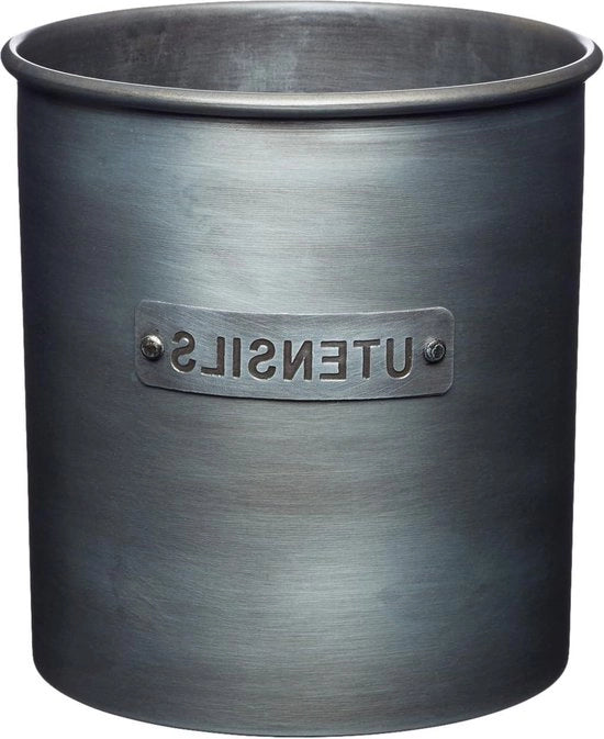 Cassa di Cucina Industriale 12 x 145 cm Metallo Grigio - Cassetto di Cucina per Oggetti di Cucina